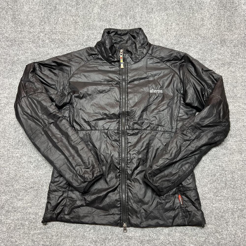 Sherpa Adventure Gear Jacket Womens Small Black Lightweight Puffer Outdoor
